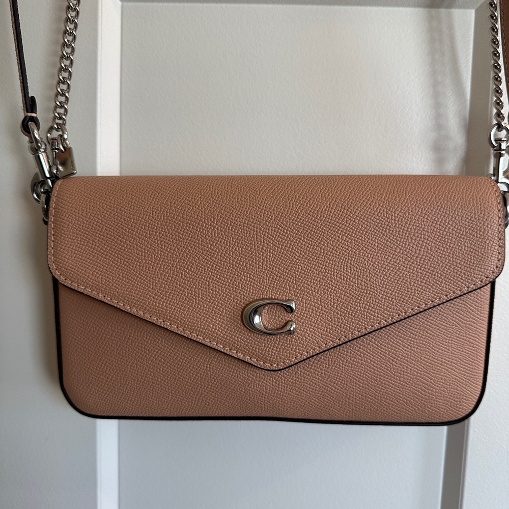Coach Tan Leather Wynn Crossbody Bag